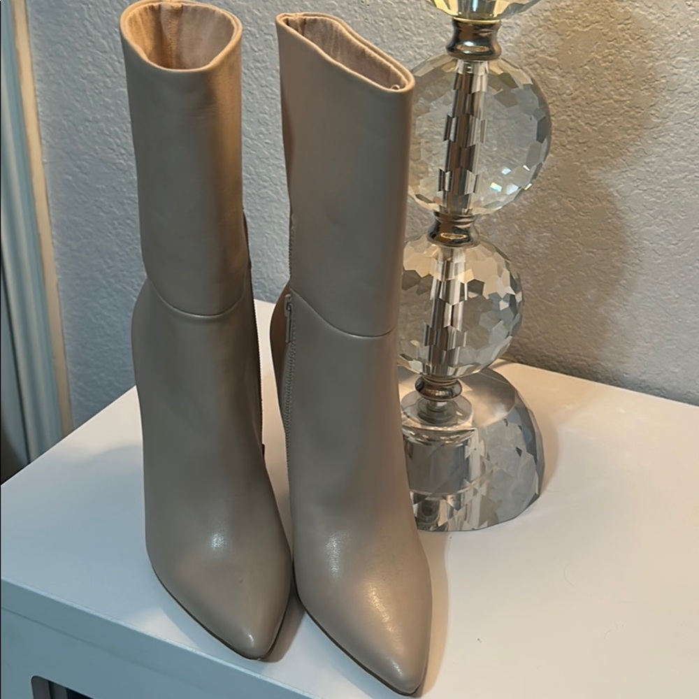 Charles by Charles David Heel Tan Boots